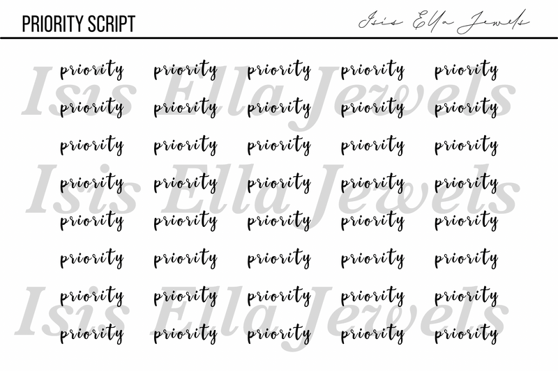 Priority Script