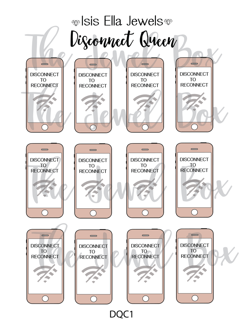 Disconnect Queen Stickers
