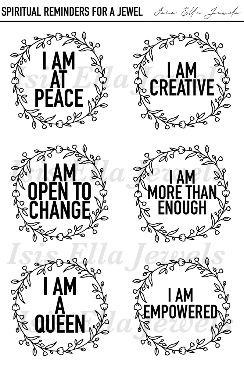 Black & White Affirmation Scripts Collection