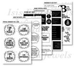 Black & White Affirmation Scripts Collection