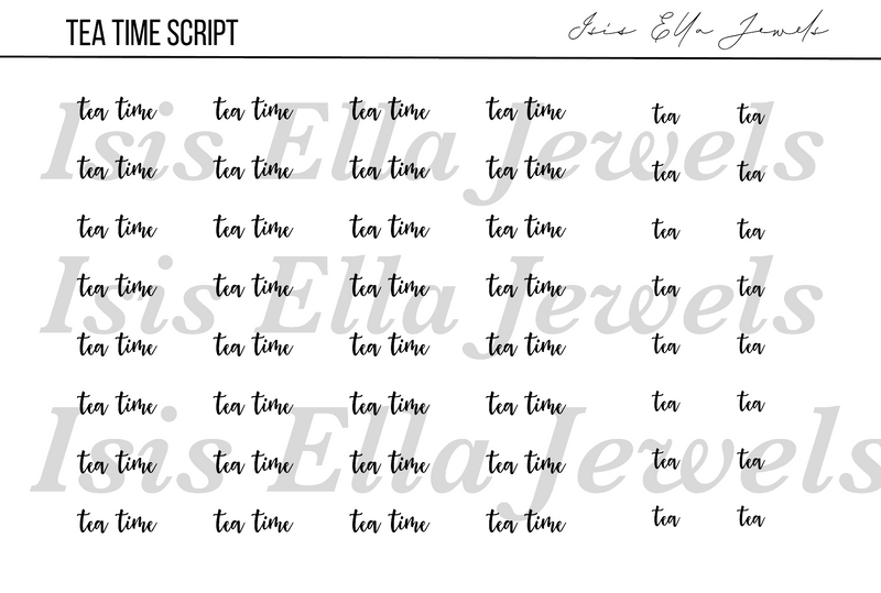 Tea Time Script
