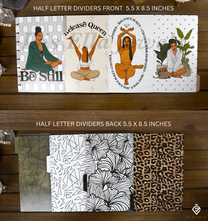 Half Letter Dividers (Set of Four)