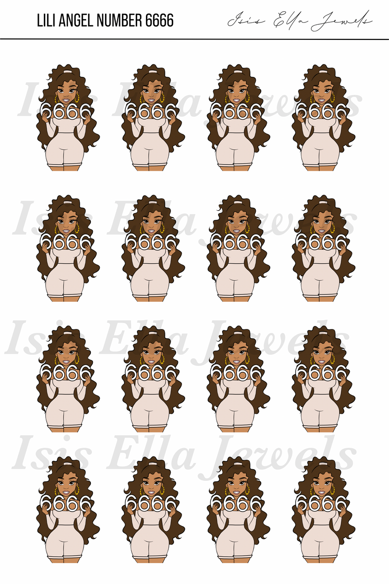 LiLi Angel Number 0000-9999 Collection