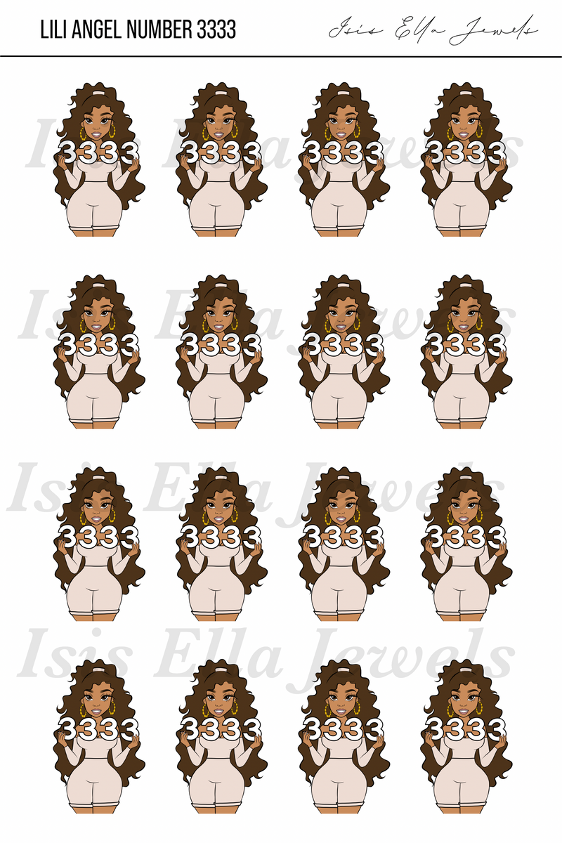 LiLi Angel Number 0000-9999 Collection