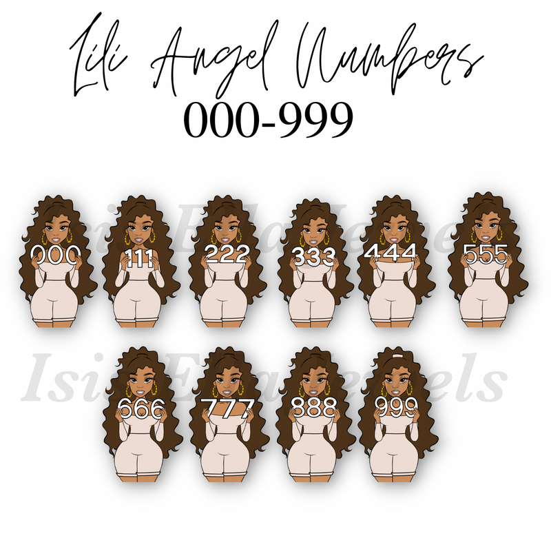 LiLi Angel Number 000-999 Collection